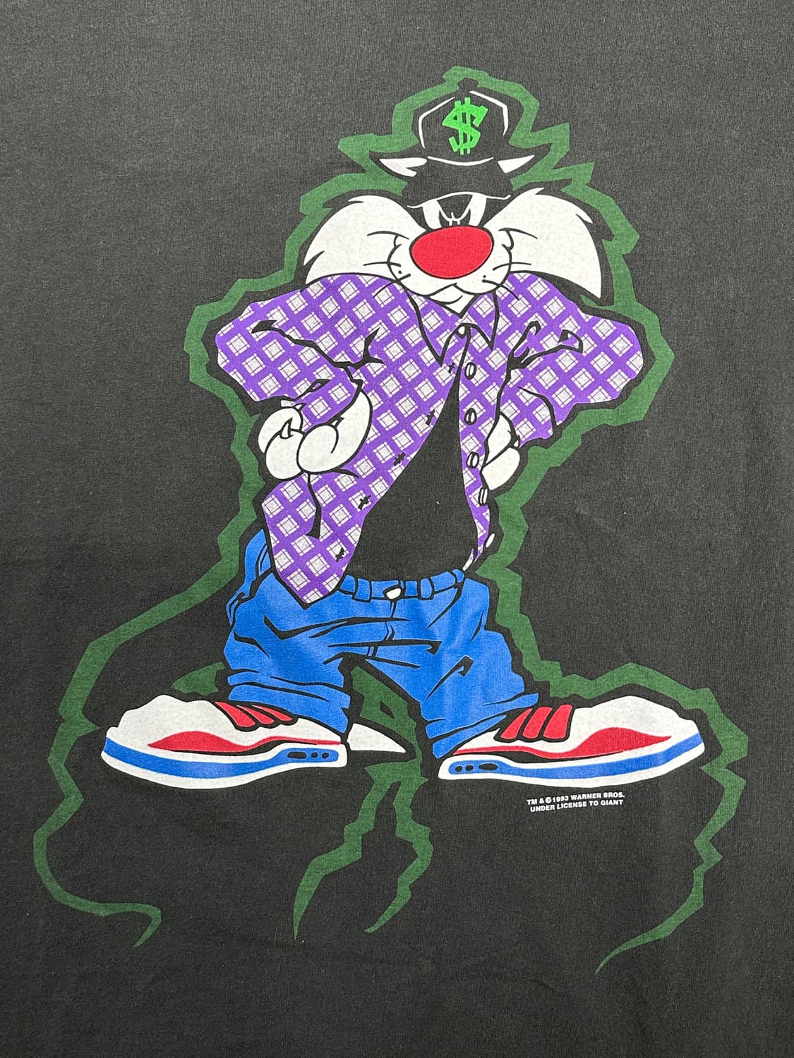 1993' 실베스터 카툰 티셔츠 L 상품이미지3