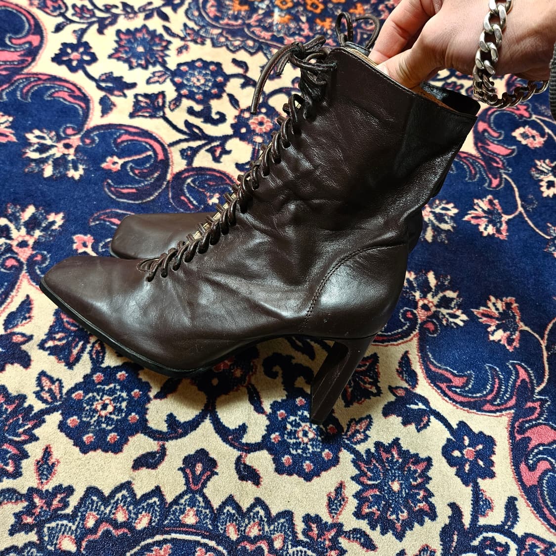 자라(ZARA) 레이스업 스트렙 부츠 상품이미지3