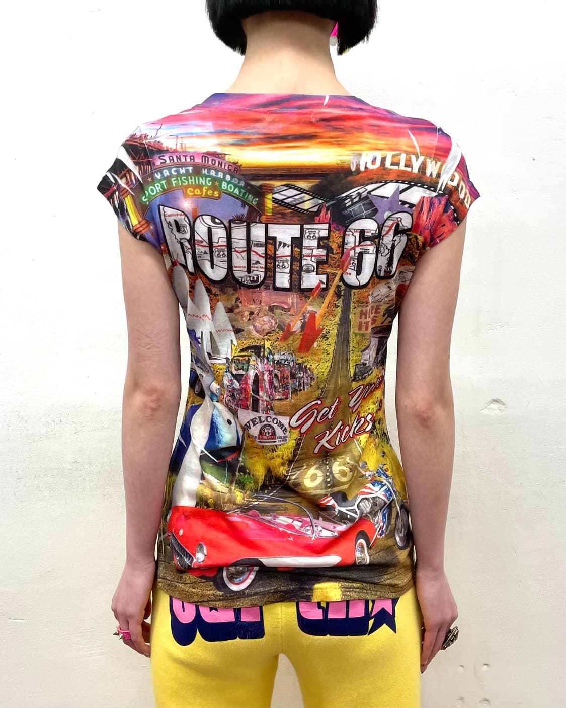 Retro Racing Route 66 T-shirt  상품이미지2