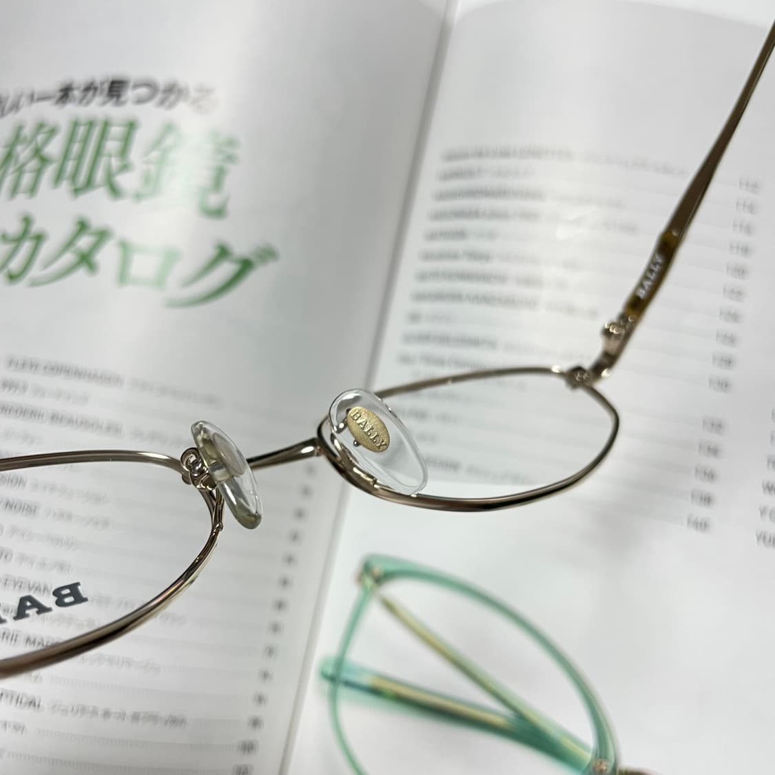 BALLY 발리 명품 골드 티타늄 일본 안경 상품이미지9