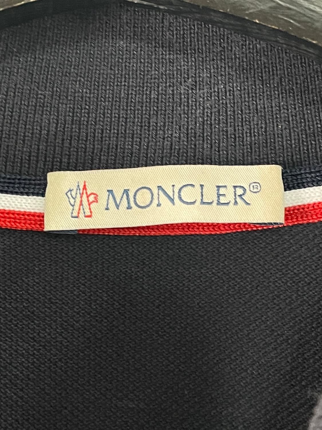몽클레어 와펜 삼선 반팔 카라티 (on.761) 상품이미지5
