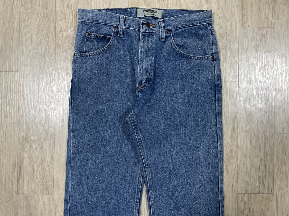 31) 00's 랭글러 미국판 스트레이트핏 중청 데님팬츠 상품이미지5