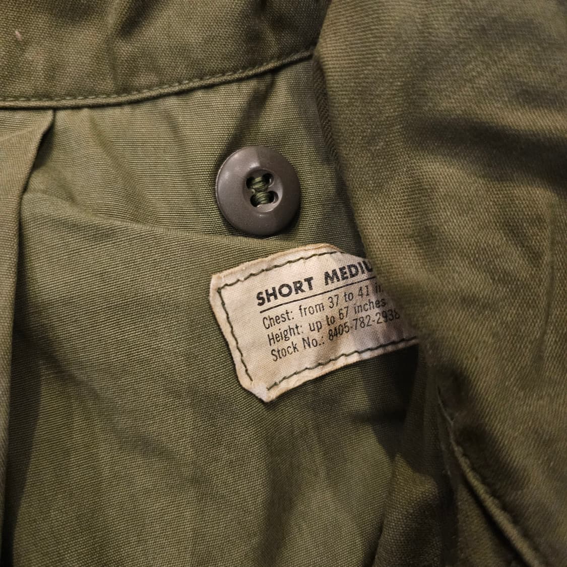 미군 m65 필드자켓 1세대 m/s 60s 상품이미지2