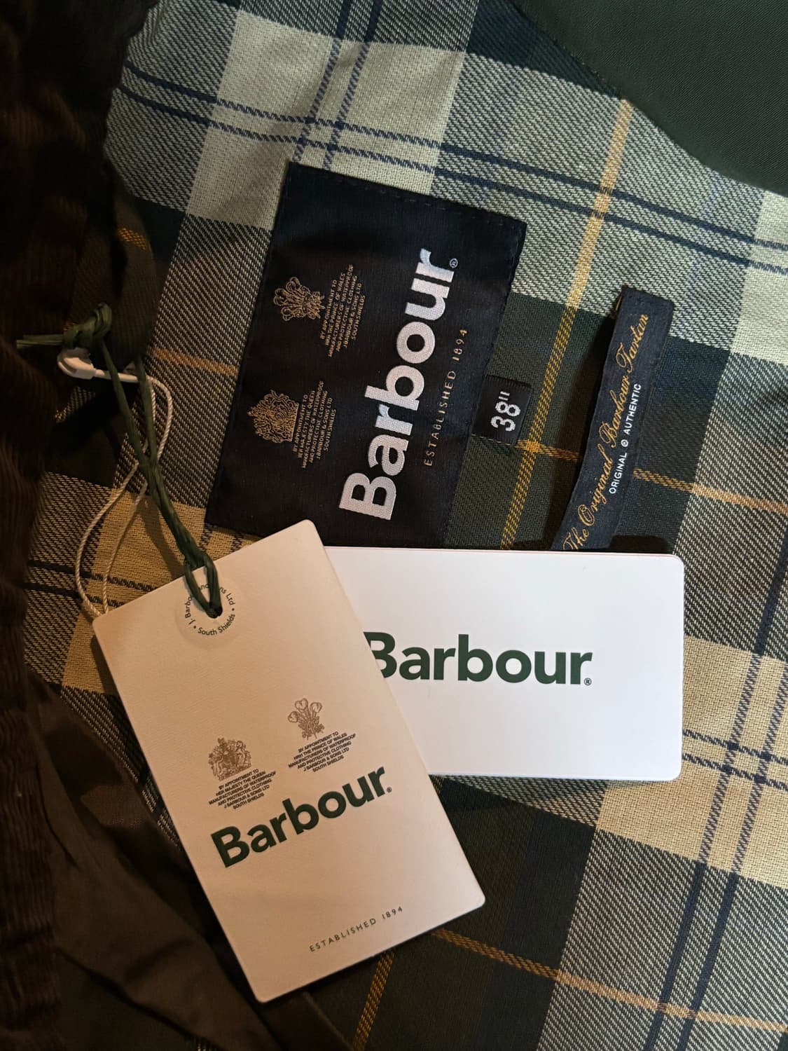 새상품) 바버 버글리 38 사이즈 상품이미지1