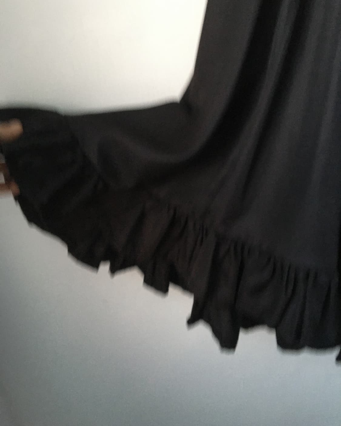 Frill unbalanced long skirt 상품이미지3