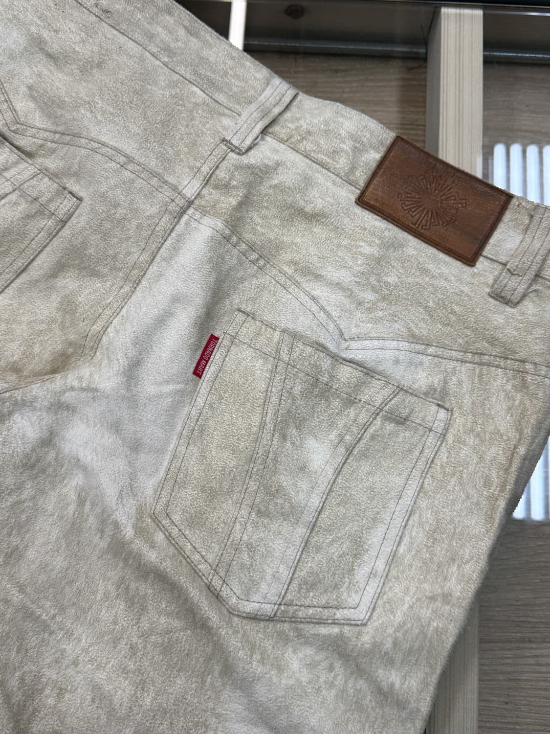 토네이도마트 레이스업 플레어 팬츠 상품이미지5