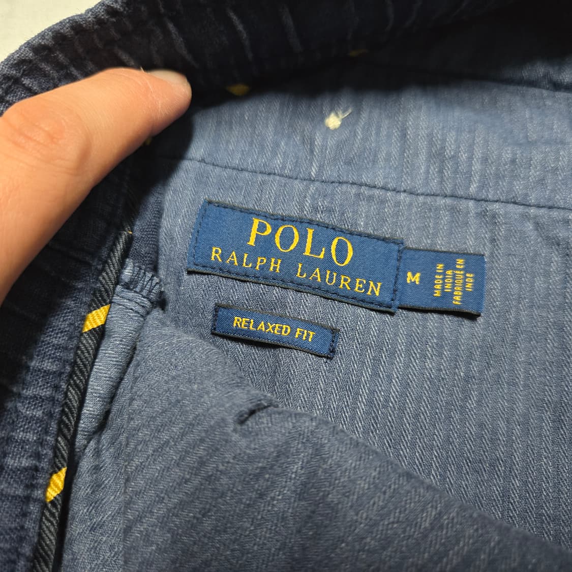 M 폴로랄프로렌 프렙스터 린넨 네이비 릴렉스핏  상품이미지4