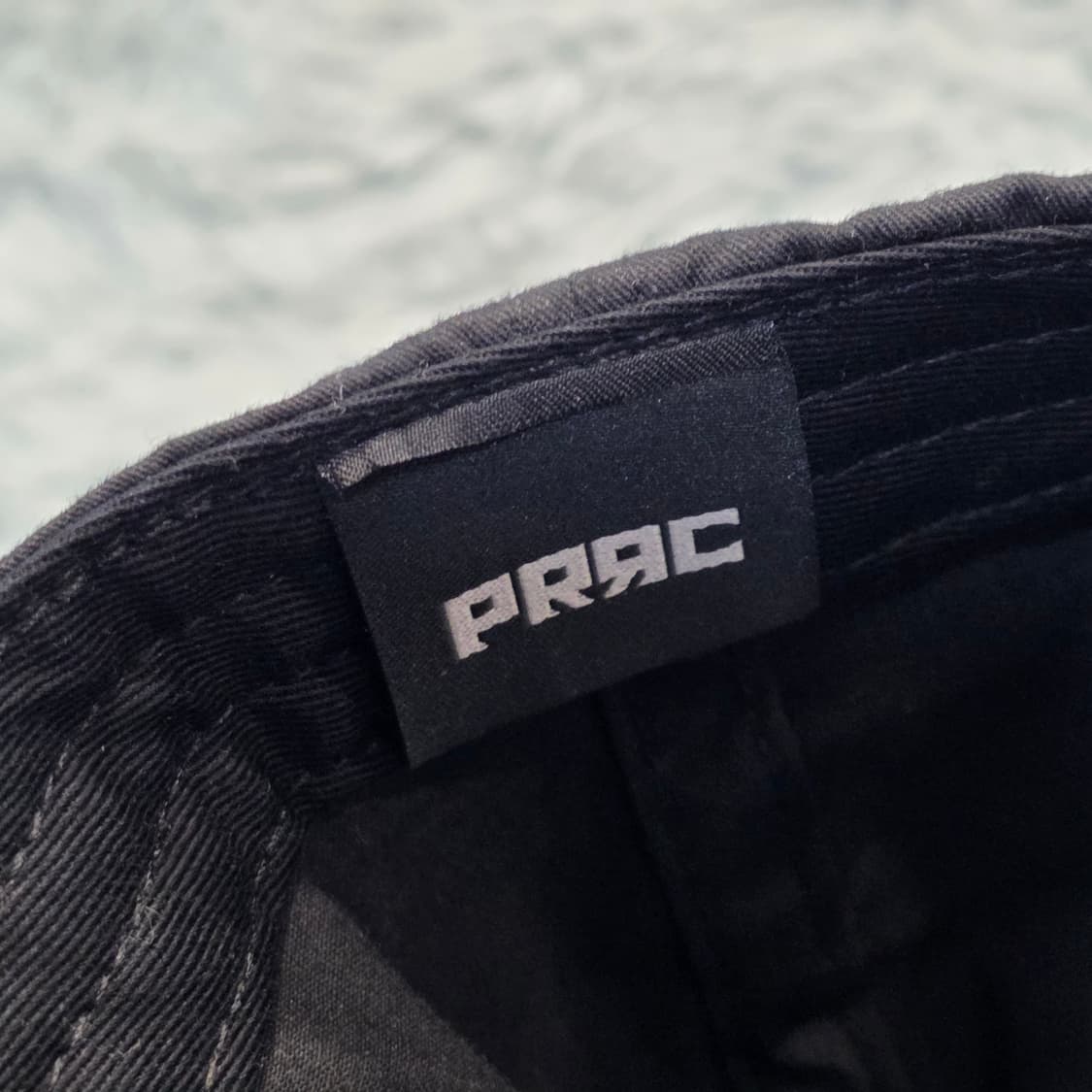 L8-3:프랙(PRAC) 헬멧 로고 스트랩 캡 블랙 56-60cm 상품이미지8