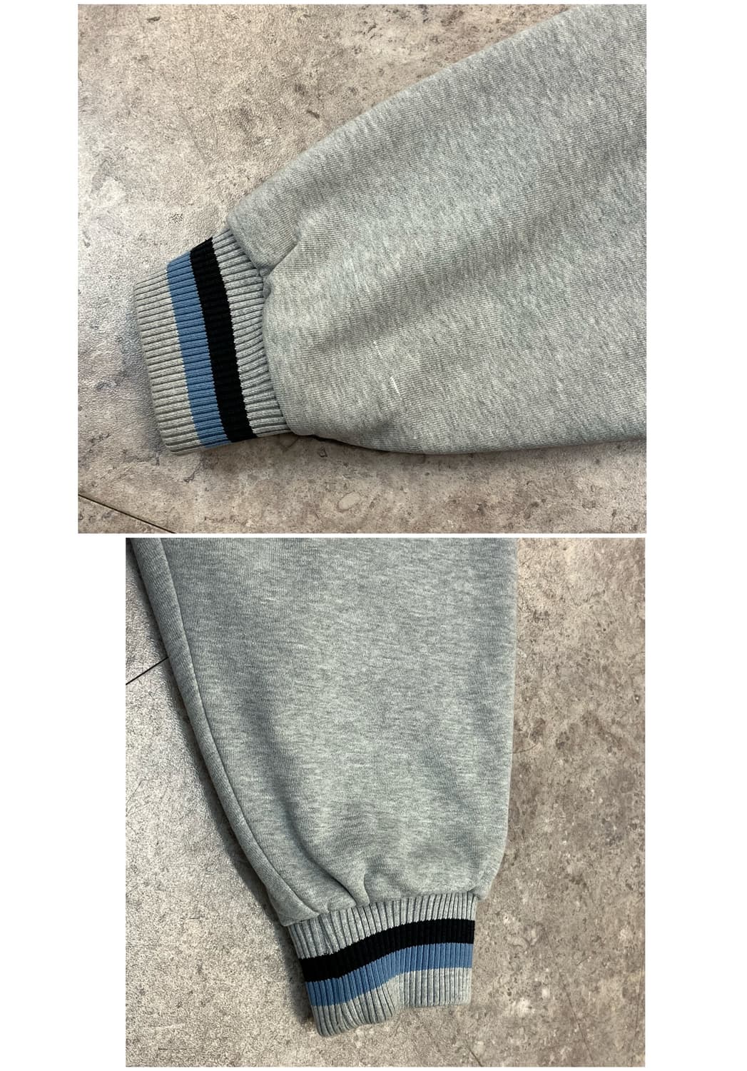 엠엘비 화이트삭스 바시티 버튼 자켓 그레이 105 #csz2164 상품이미지9