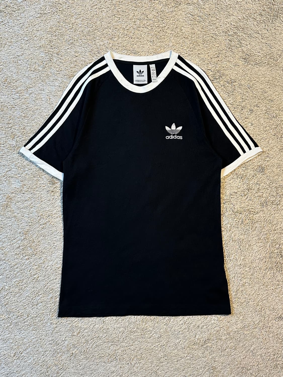 아디다스 ADIDAS 파이어버드 스포티 반팔 티셔츠 블랙 상품이미지1