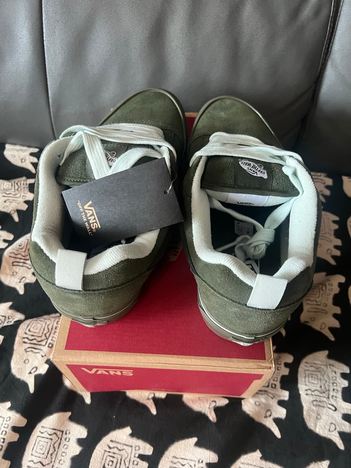 반스 뉴스쿨 (올리브) VANS Knu Skool Olive 상품이미지3