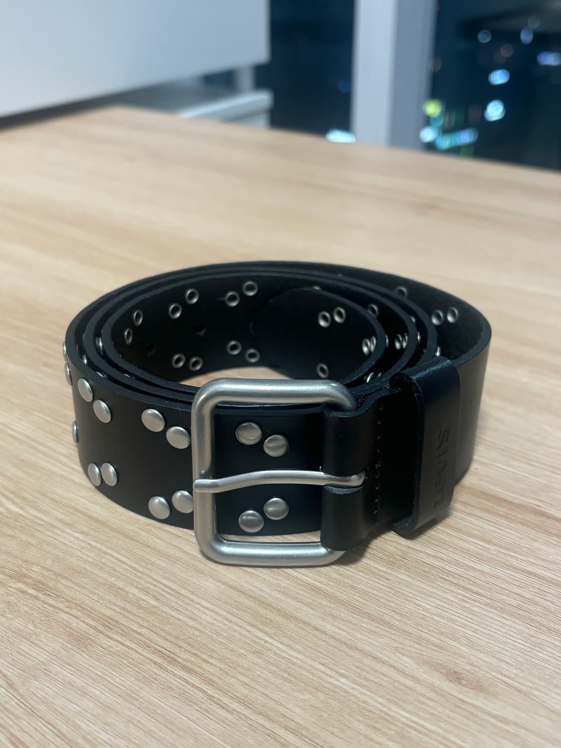 리바이스 포인트 레더 벨트 상품이미지1