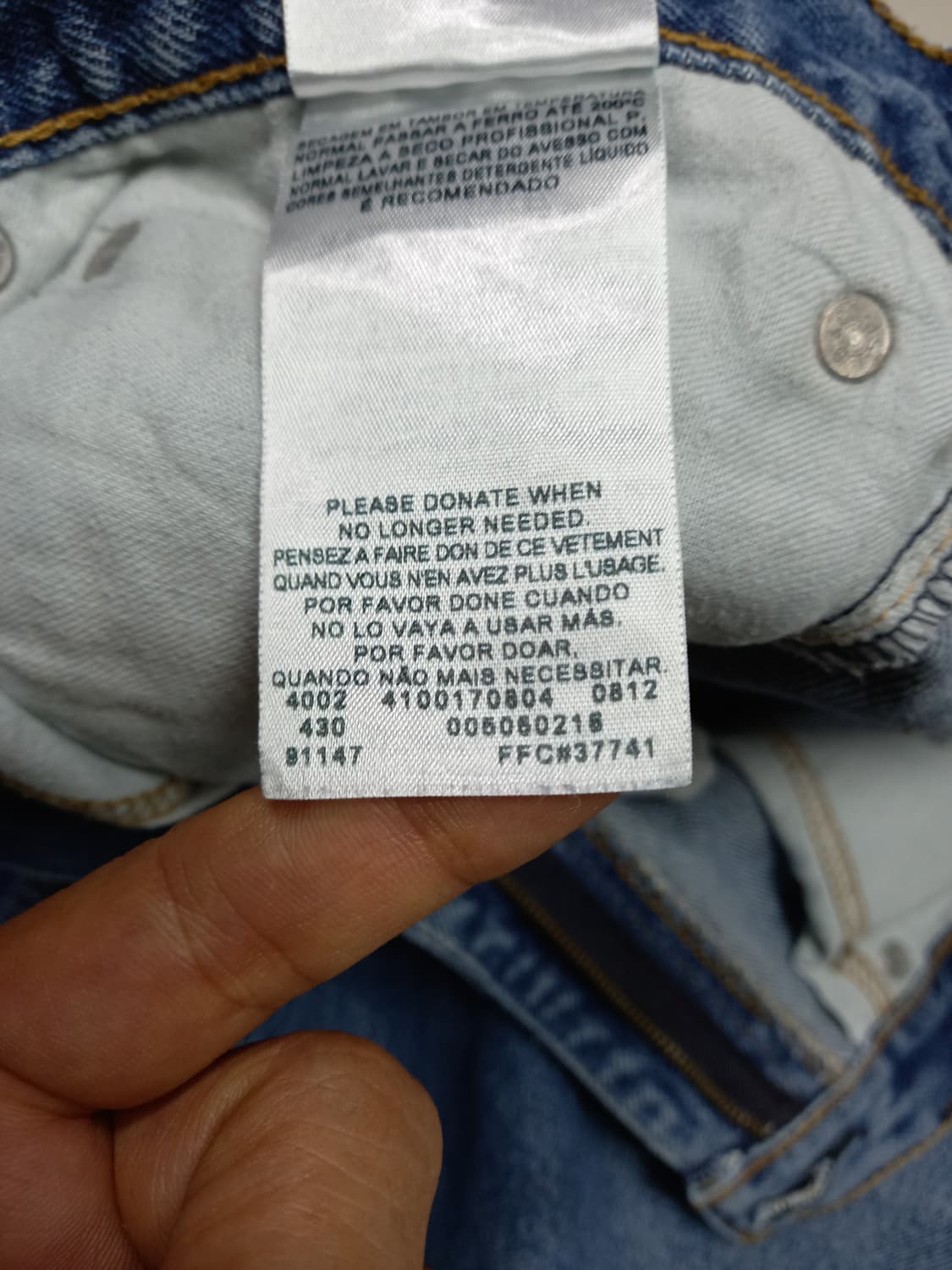 34 리바이스505 Mexico 워싱 일자진 34-598 상품이미지10