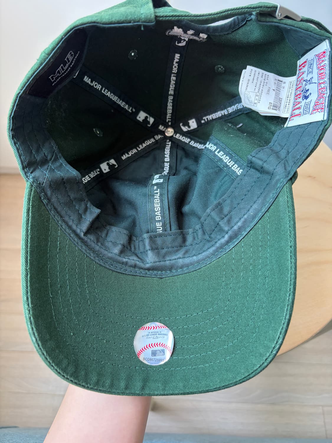 MLB 스몰로고 볼캡(그린) 상품이미지4