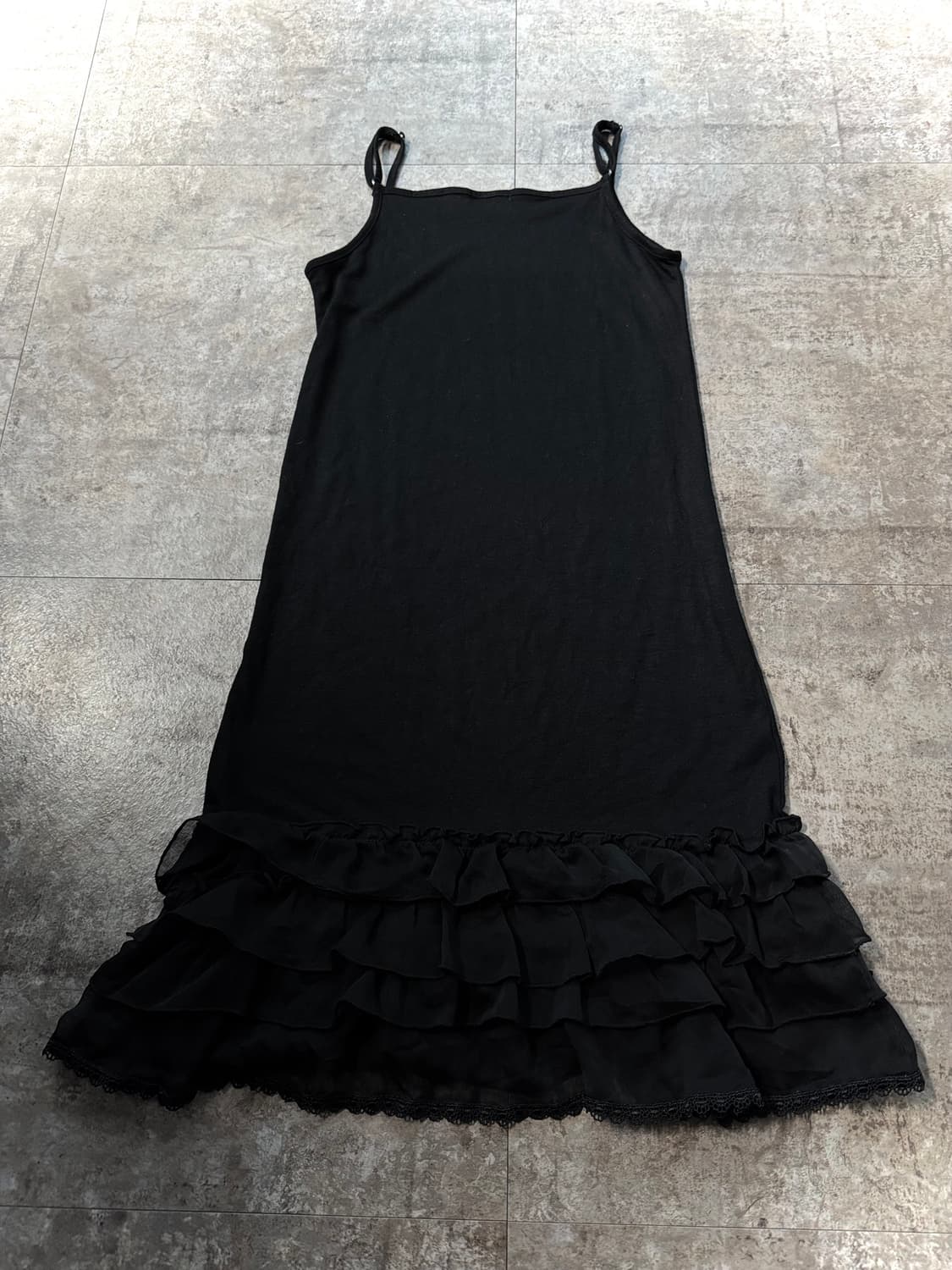 케이블 니트 원피스 프릴 이너 2pcs SET 상품이미지9