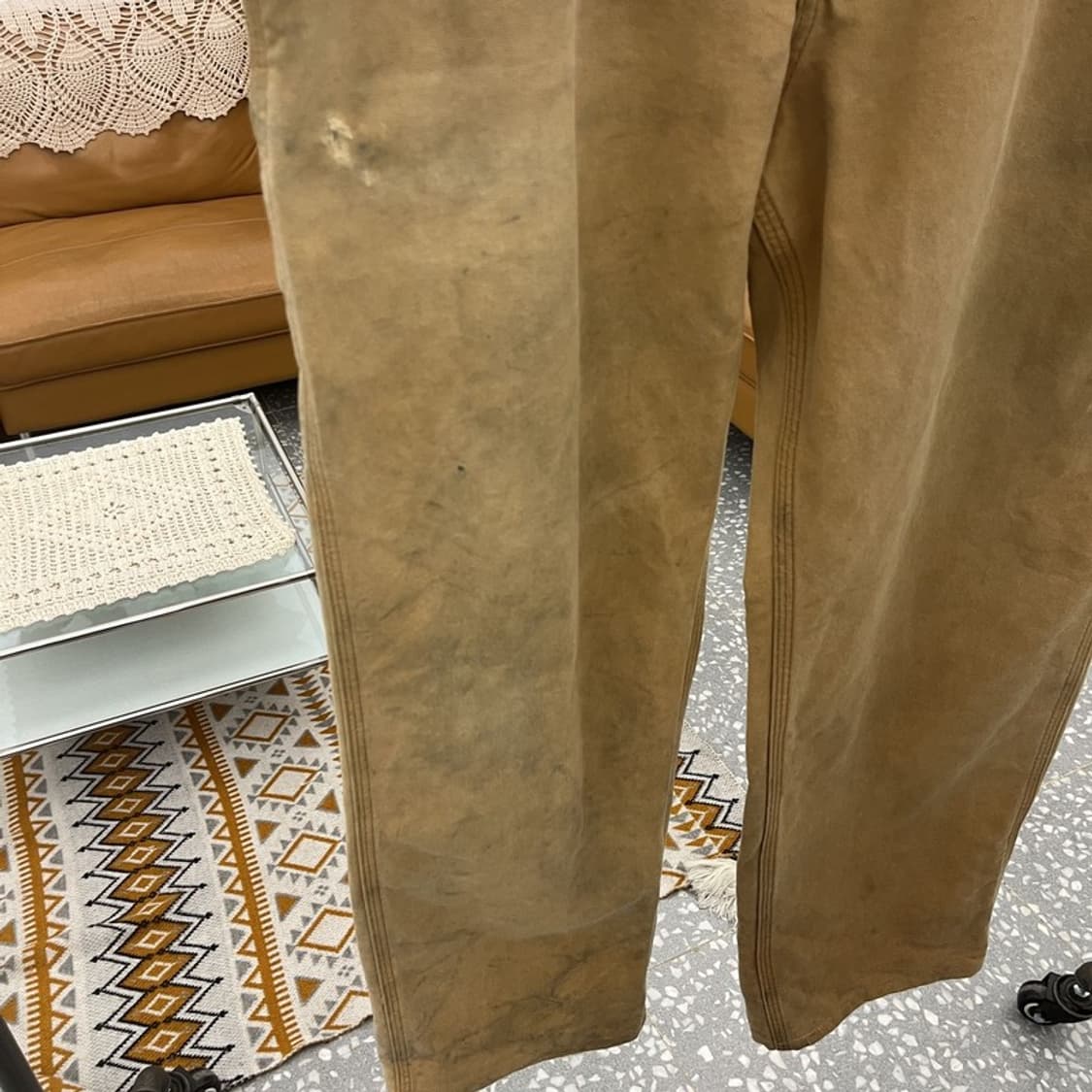 칼하트 빈티지 USA 더티워싱 카펜터 워크 팬츠 36인치 C11129 상품이미지8