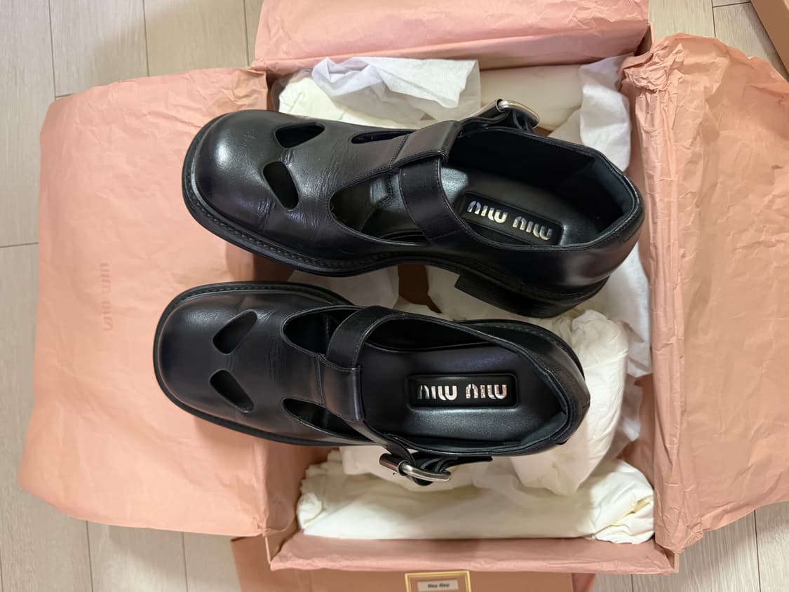 미우미우 스트랩 로퍼 메리제인 36사이즈 상품이미지3