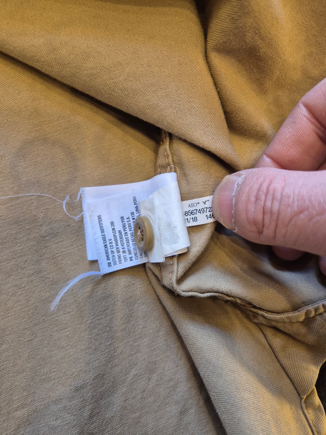 아메리칸 이글 후드 헌팅 원크 셔츠 XXL 상품이미지6