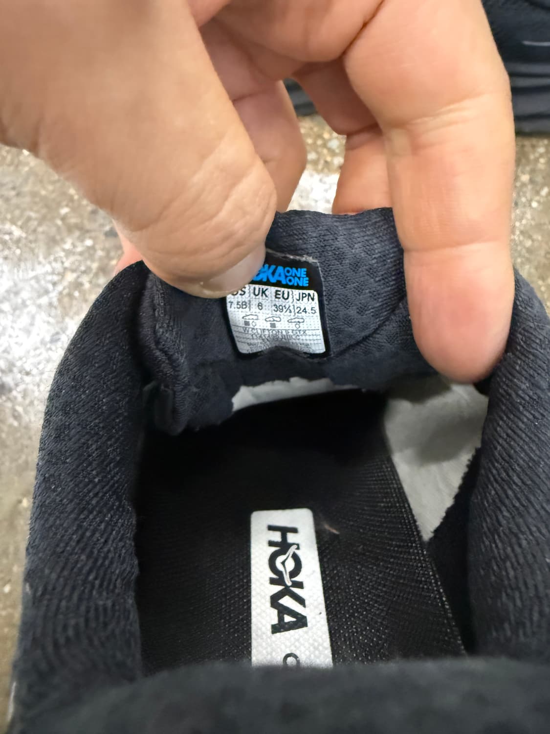 호카 클리프톤 9 고어텍스 블랙 245mm 상품이미지5