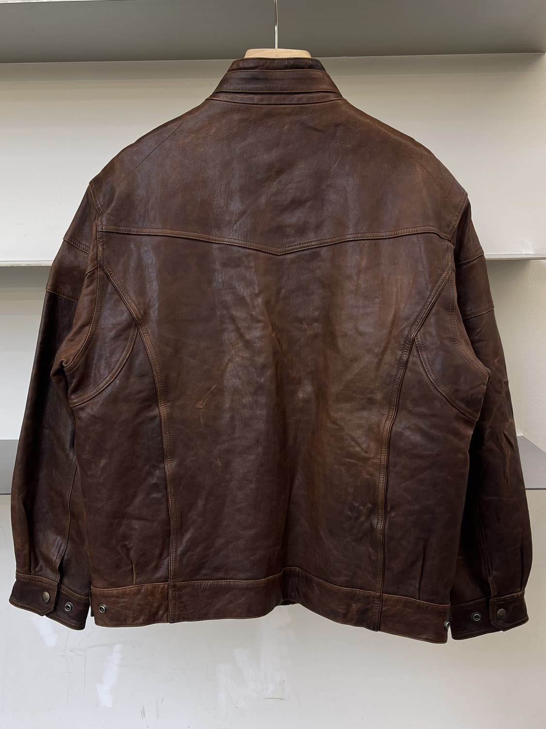 레드옥스 메카닉 레더 자켓 상품이미지4