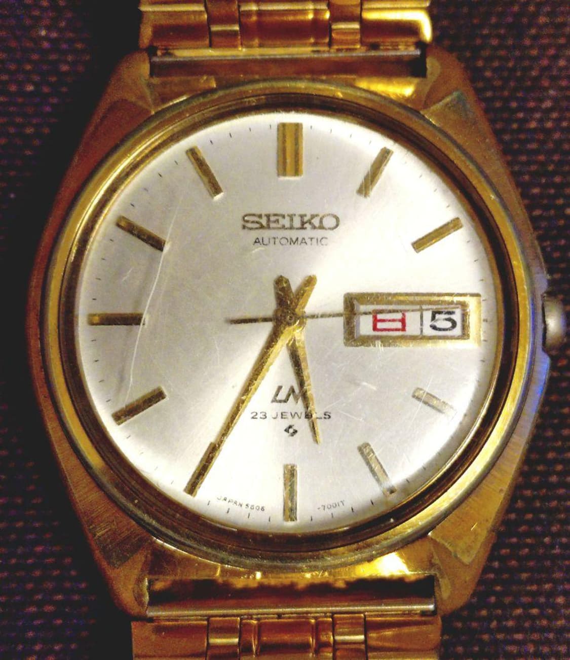 세이코 로드매틱 LM 금장 오토매틱 상품이미지2