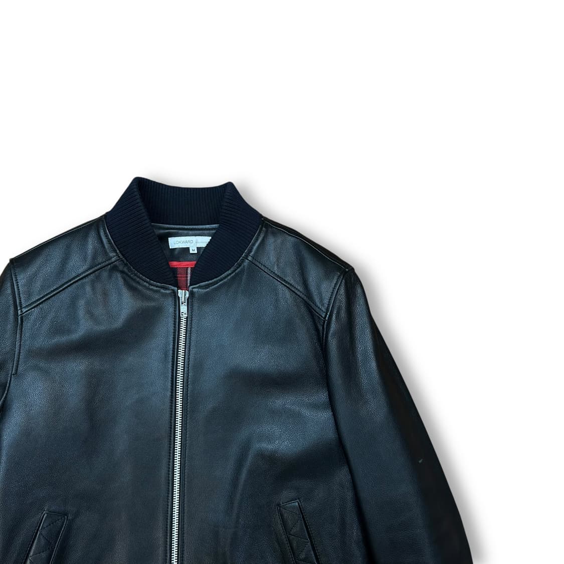 로커드 레더 블루종 자켓 상품이미지2