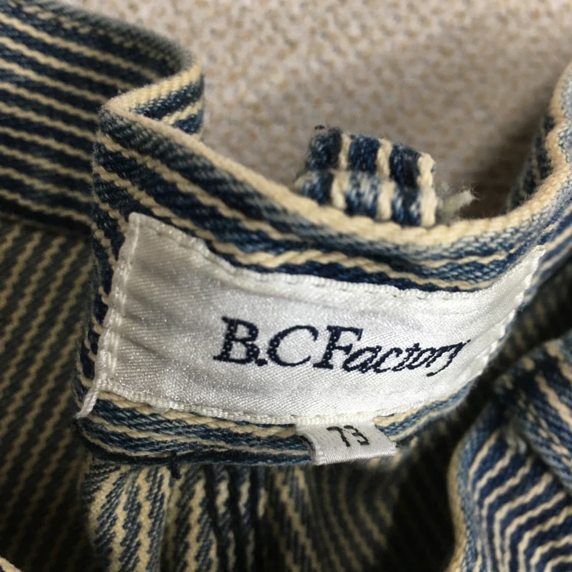 비씨팩토리 히코리 스트라이프 카펜터 팬츠 BB12 상품이미지2