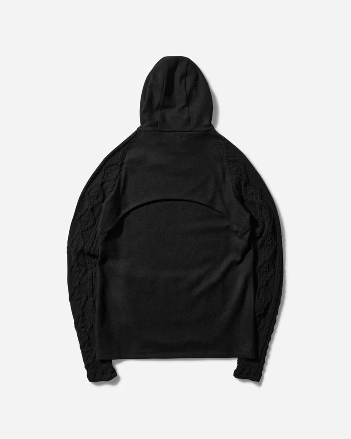 hyeinseo black tech wool hoodie 3size 상품이미지2