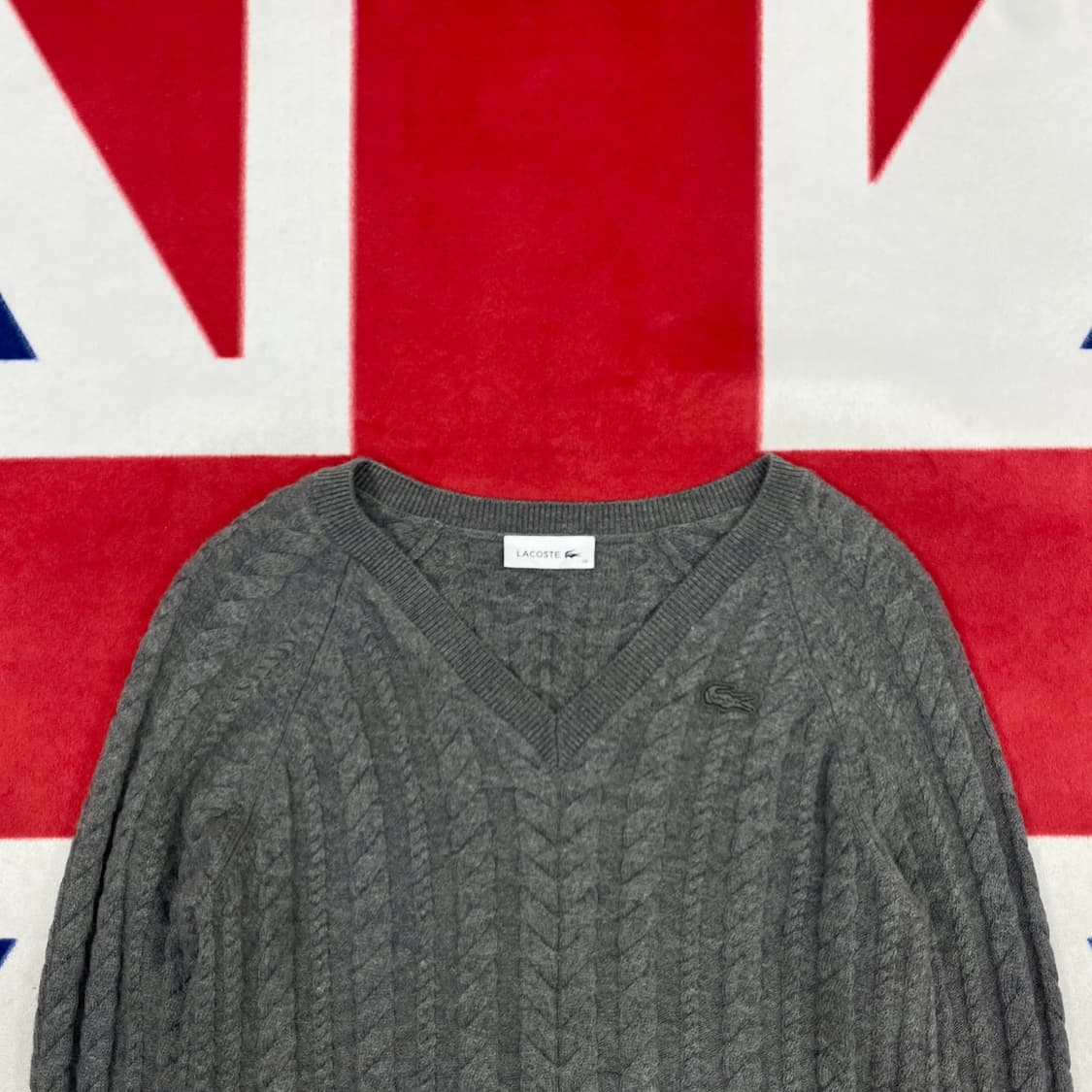 라코스테 브이넥 니트 여성95 상품이미지3