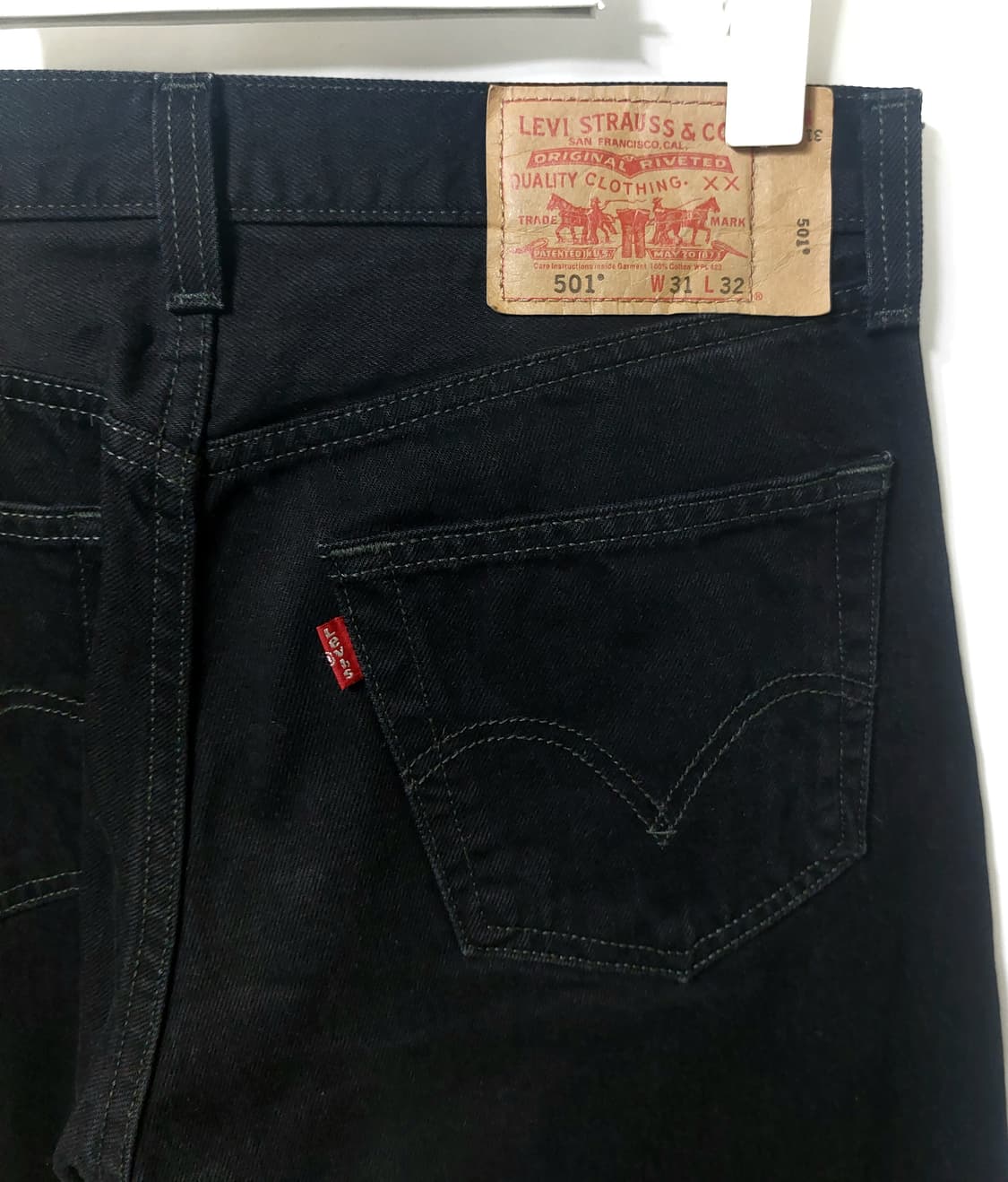 리바이스 501 흑 데님 31 상품이미지1