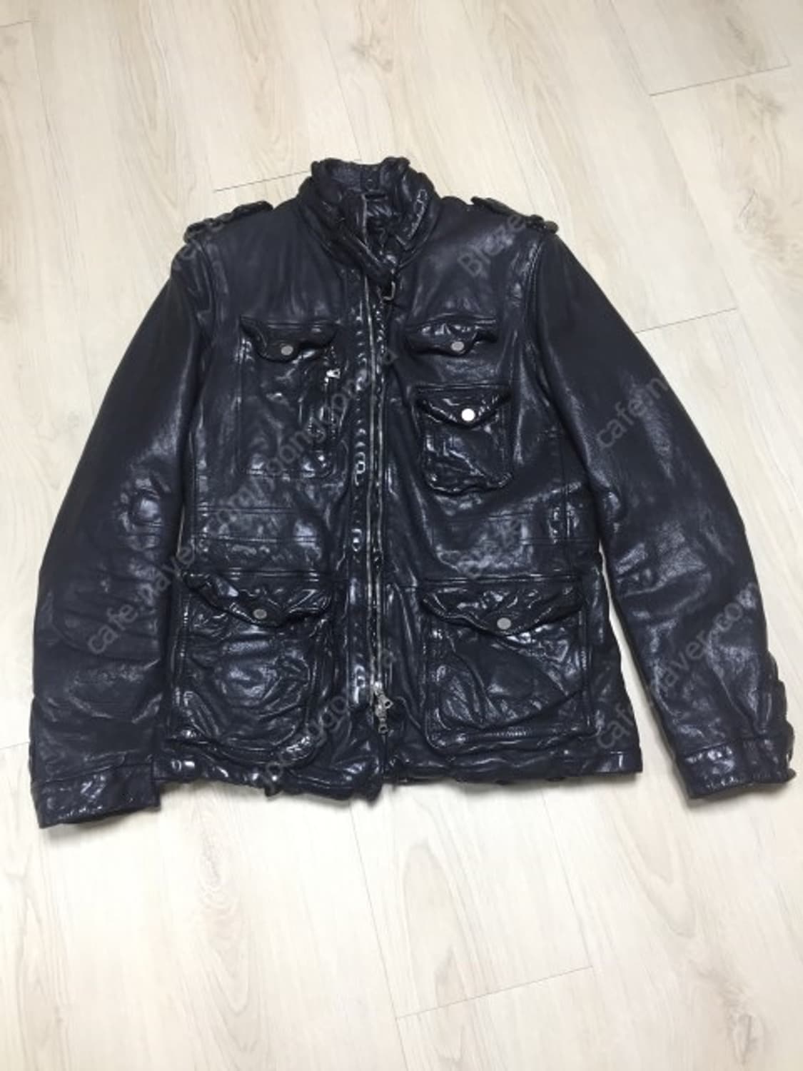 닐바렛 / 버팔로 가죽 패딩 자켓 / XS (95~100) 상품이미지3