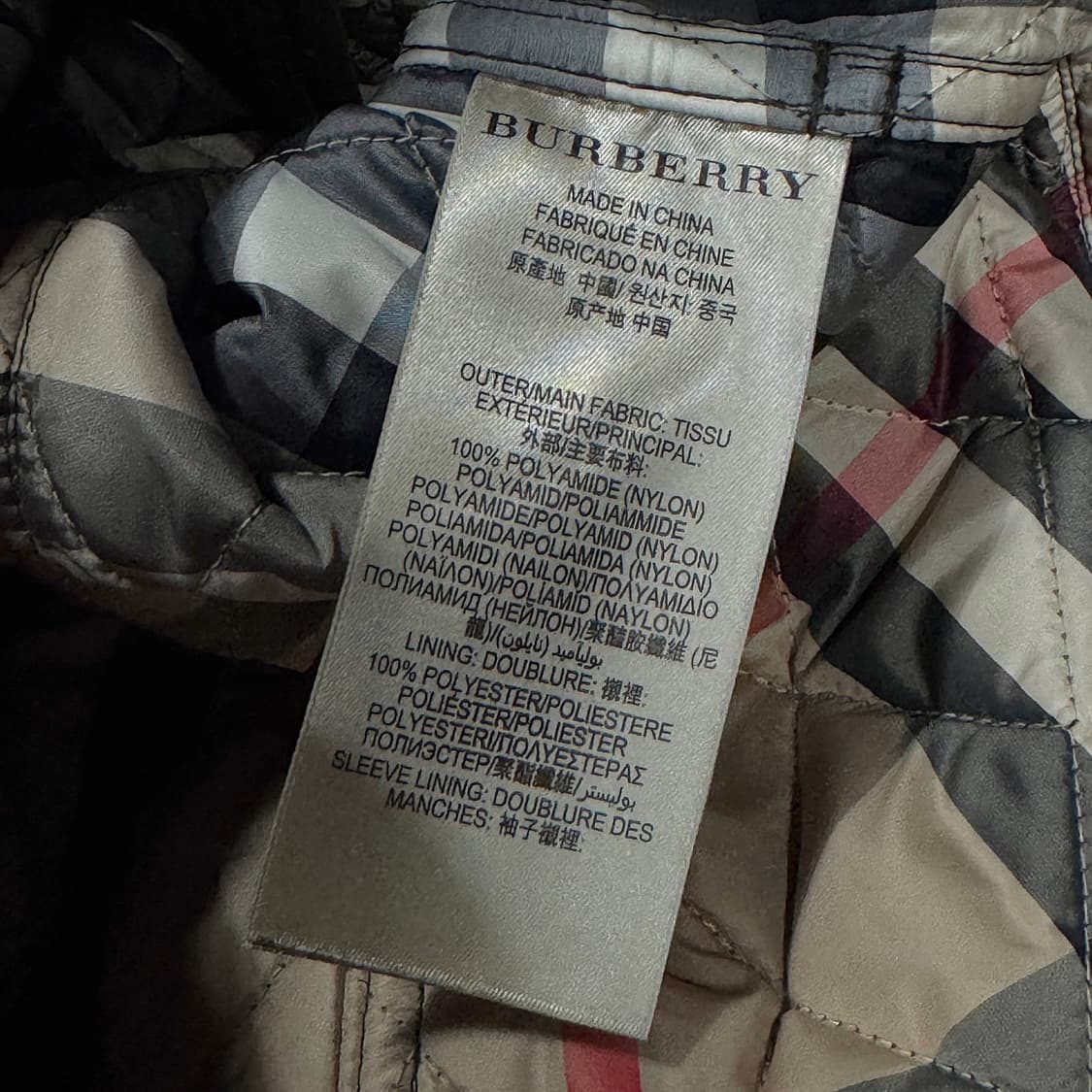 버버리브릿 핀스브릿지 퀼팅 자켓 상품이미지5