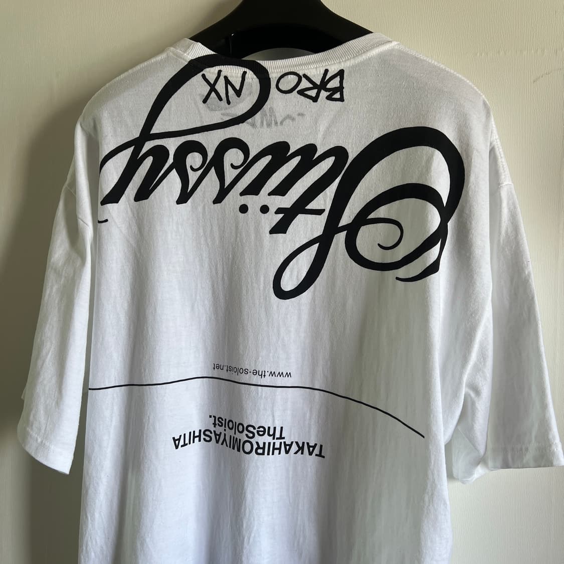 [XL] 스투시 x 타카히로미야시타 더 솔로이스트 40 월드투어 티셔츠 상품이미지6