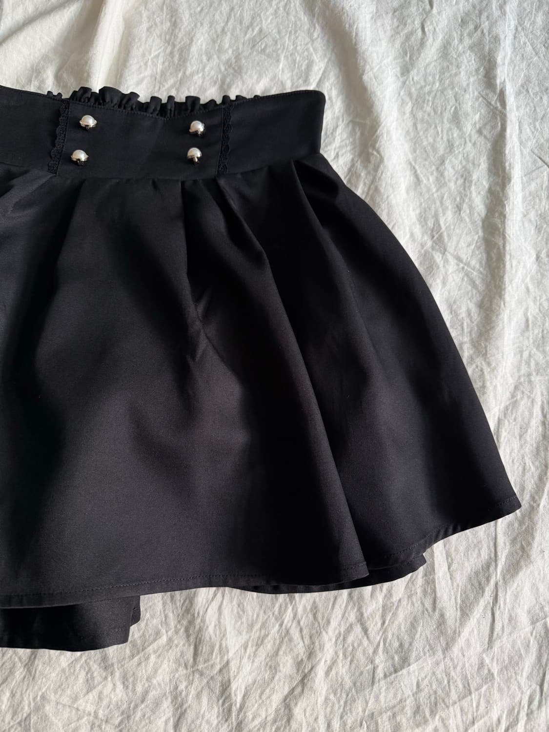 로맨틱 갸루 고딕 공겜여주 미니 스커트 상품이미지3