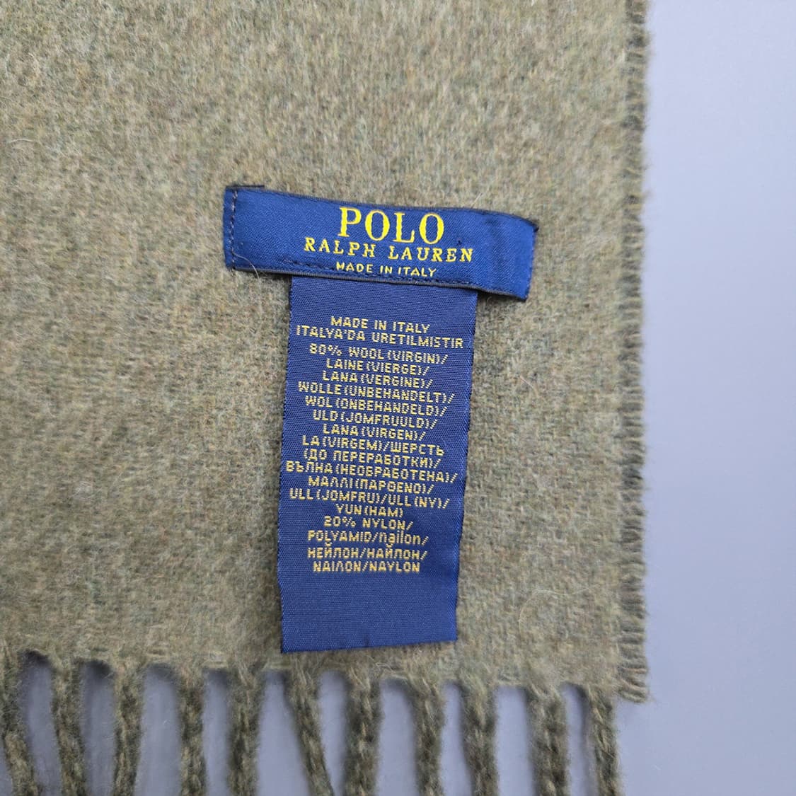 폴로랄프로렌(Polo Ralph Lauren) 램스울 머플러 목도리 상품이미지5