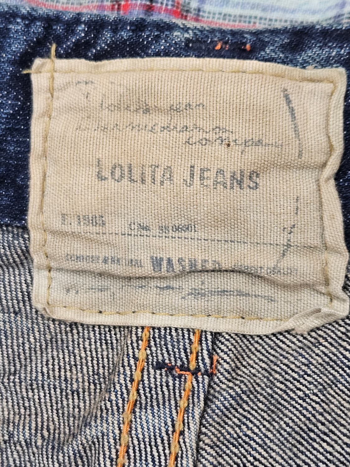 로리타 롤업 디자인 숏데님팬츠 상품이미지2