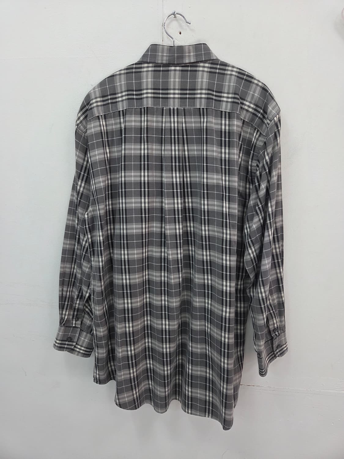 L 버버리 체크 남방 셔츠 상품이미지6