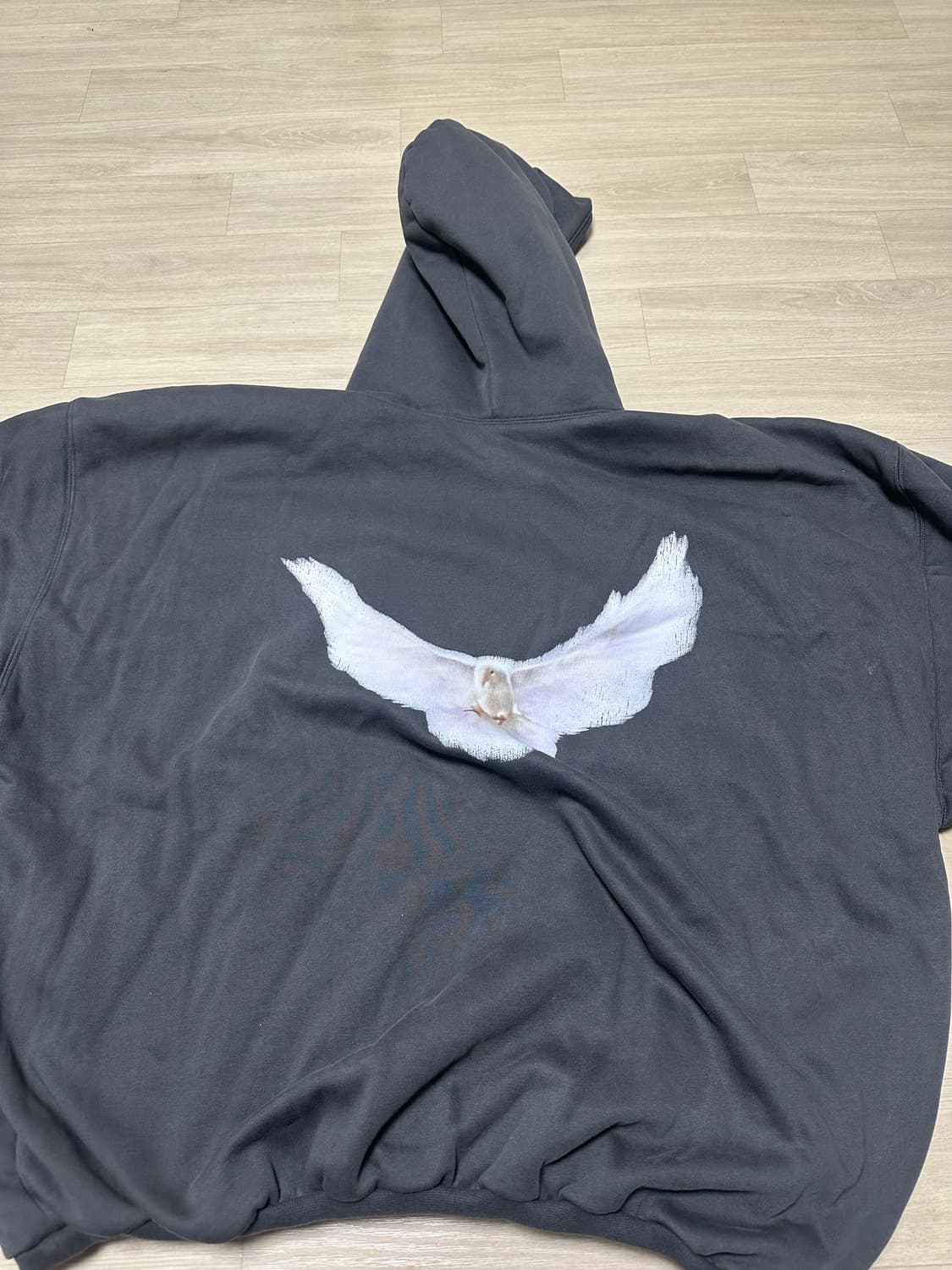 이지 갭 엔지니어드 바이 발렌시아가 도브 후드 블랙 상품이미지2