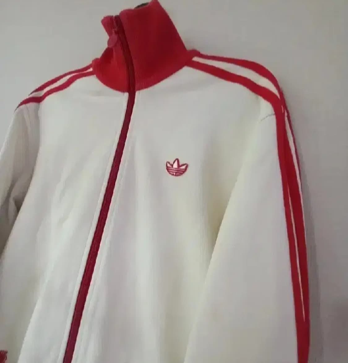 아디다스 도쿄 흰빨 화이트 저지 져지집업 90/S 상품이미지2