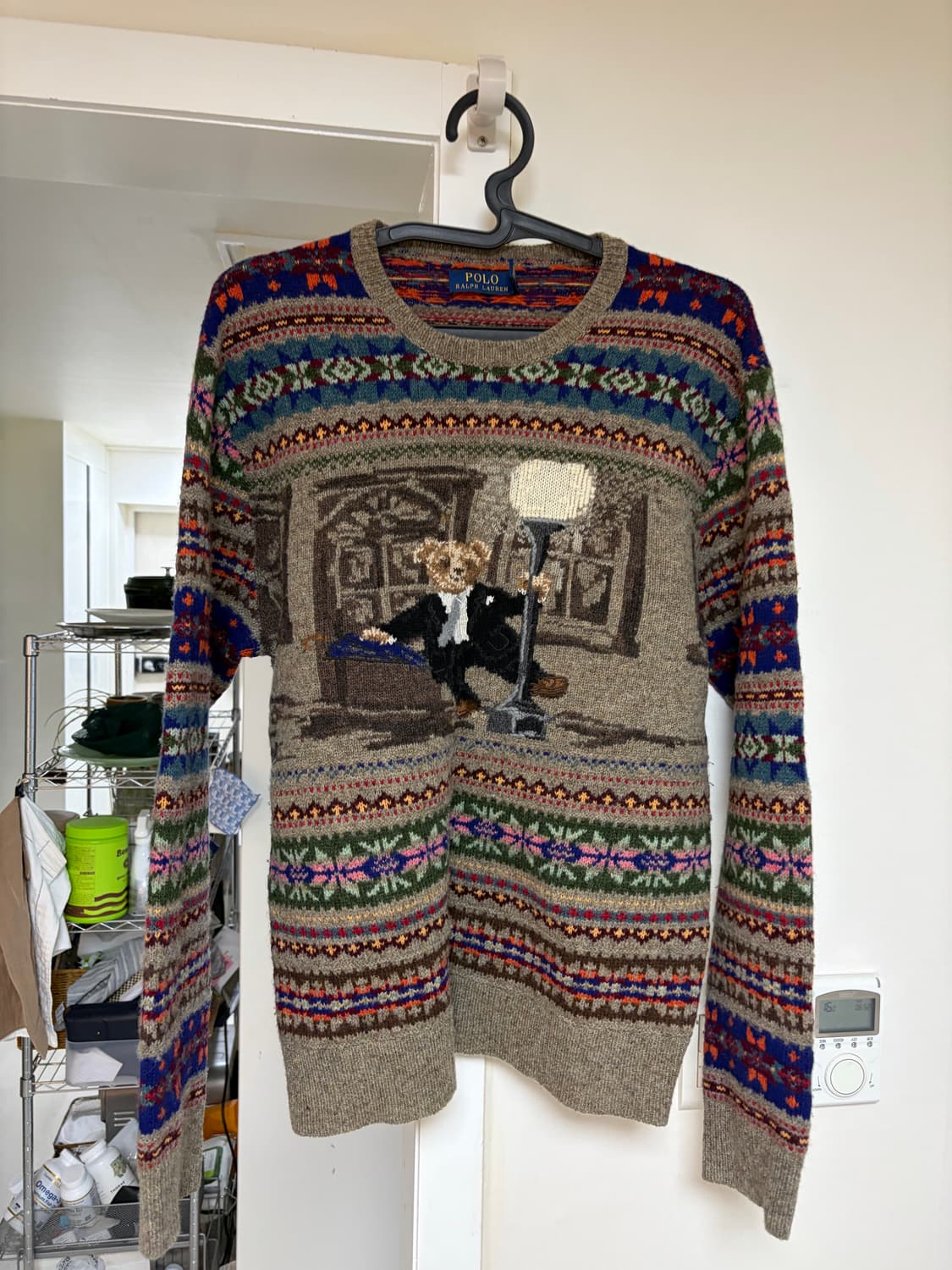 폴로 랄프로렌 댄싱베어 페어아일 니트 m 상품이미지2