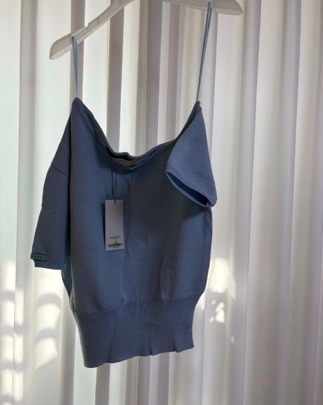 인스턴트펑크 하프슬리브원숄더니트  상품이미지1