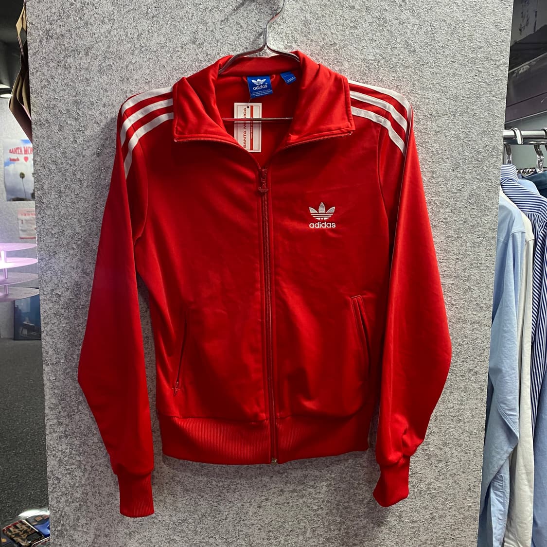 아디다스 파이어버드 트레포일 빅로고 크롭 트랙탑 져지 B3020   상품이미지2