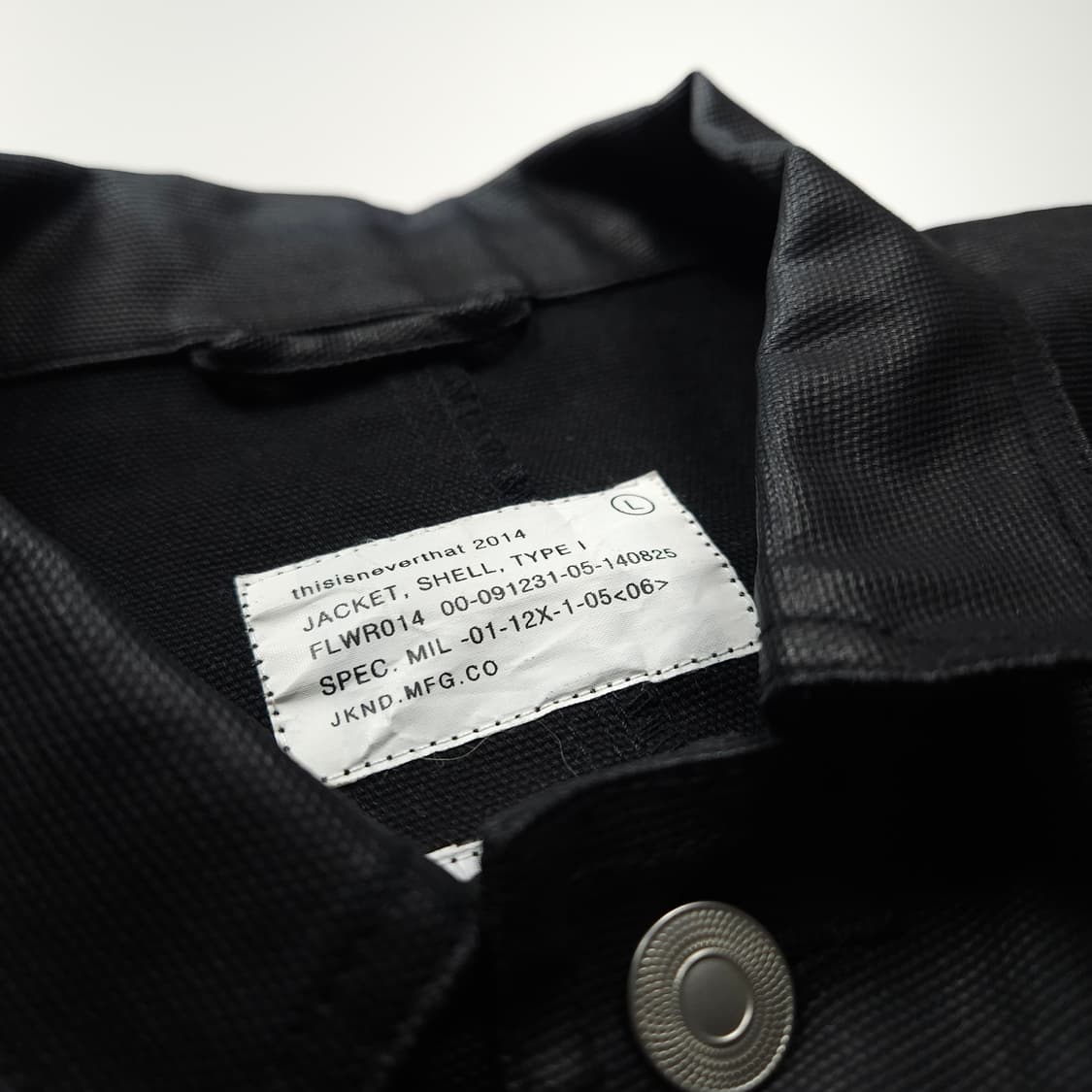 디스이즈네버댓 유틸리티 블랙 코팅 트러커 자켓 (L) 상품이미지6