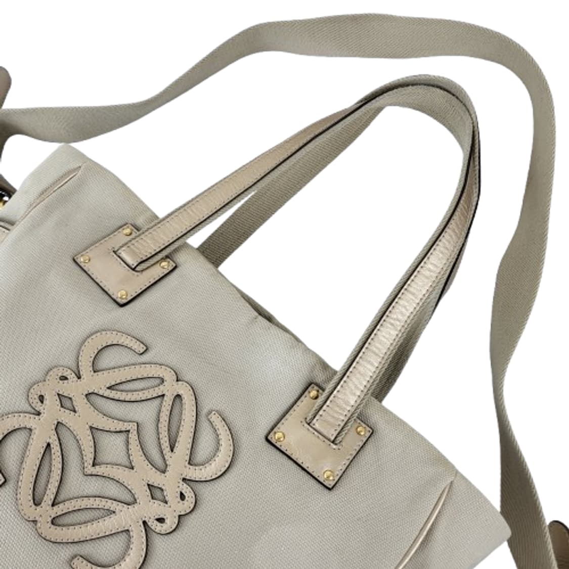 정품 로에베 아나그램 리넨 옥스포드 숄더/크로스백 상품이미지8