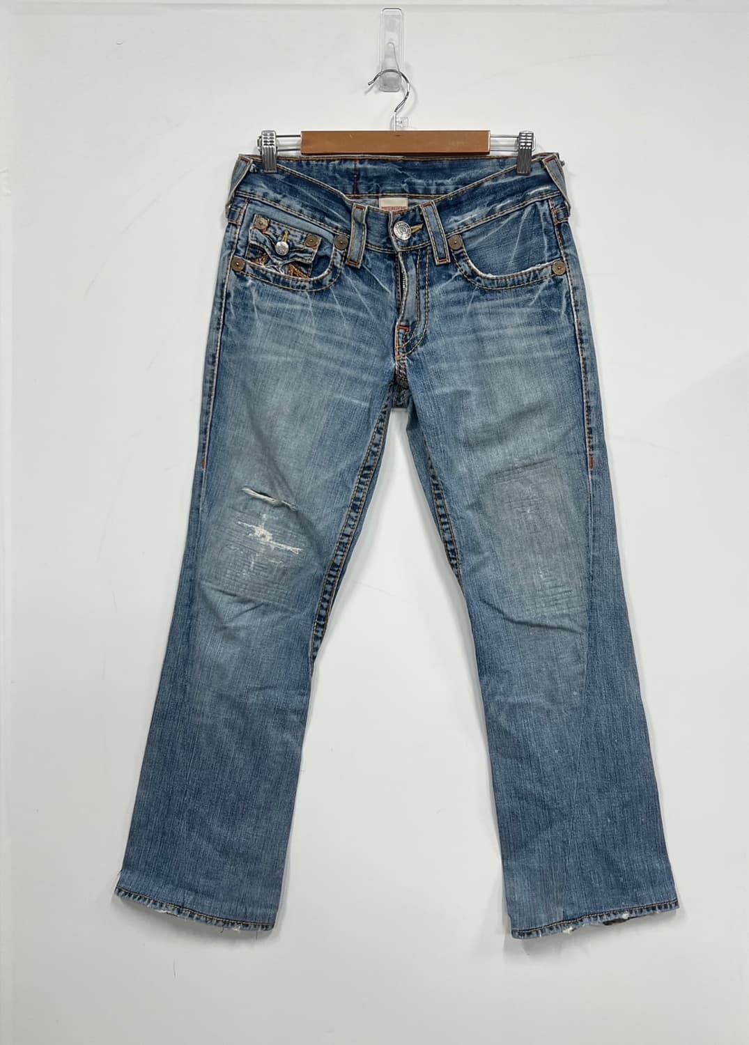 트루릴리전 레인보우 조이 부츠컷 나팔핏 데님 팬츠 상품이미지9