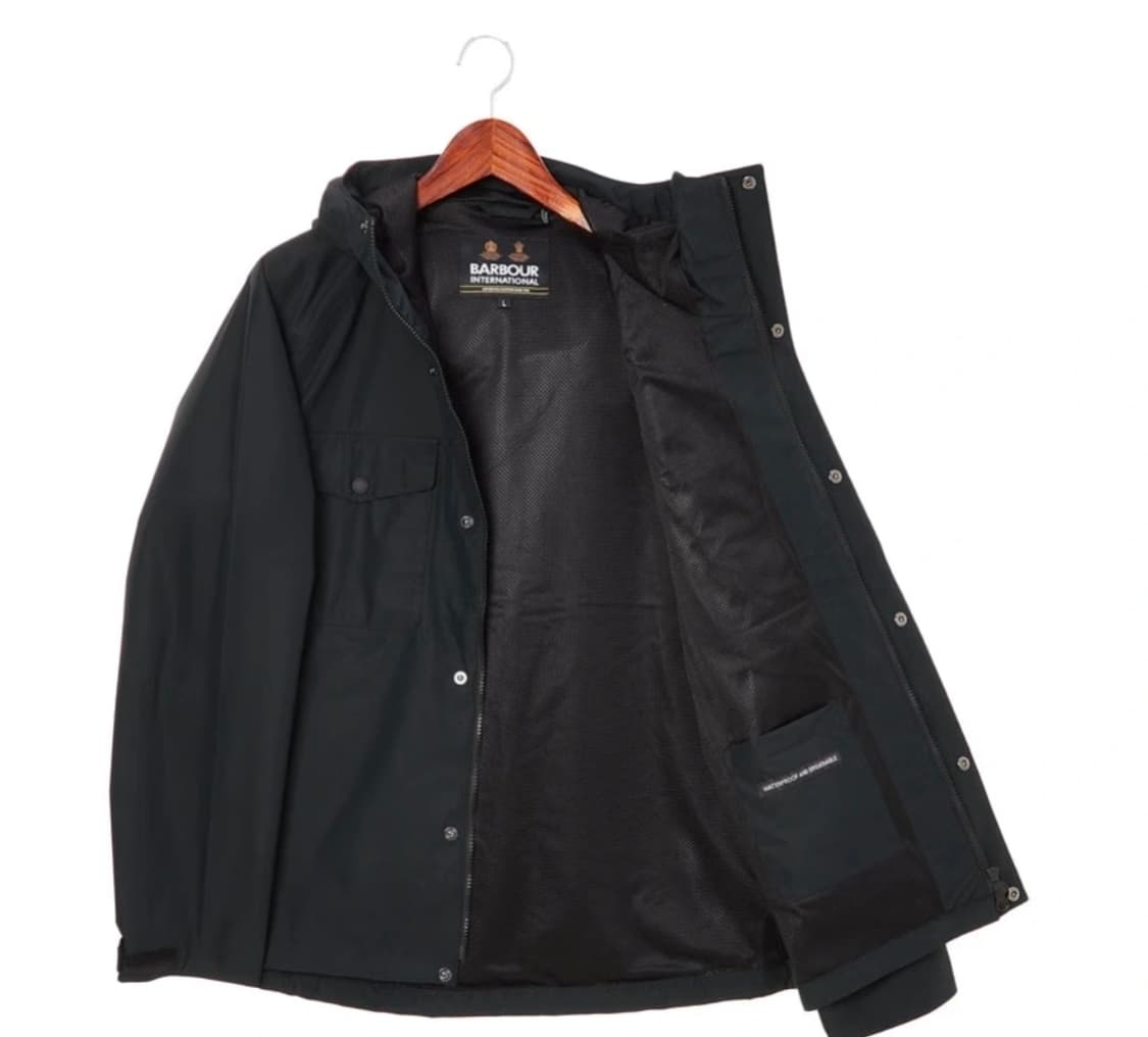 바버 인터네셔널 워터프루프 바람막이 자켓 점퍼 상품이미지4