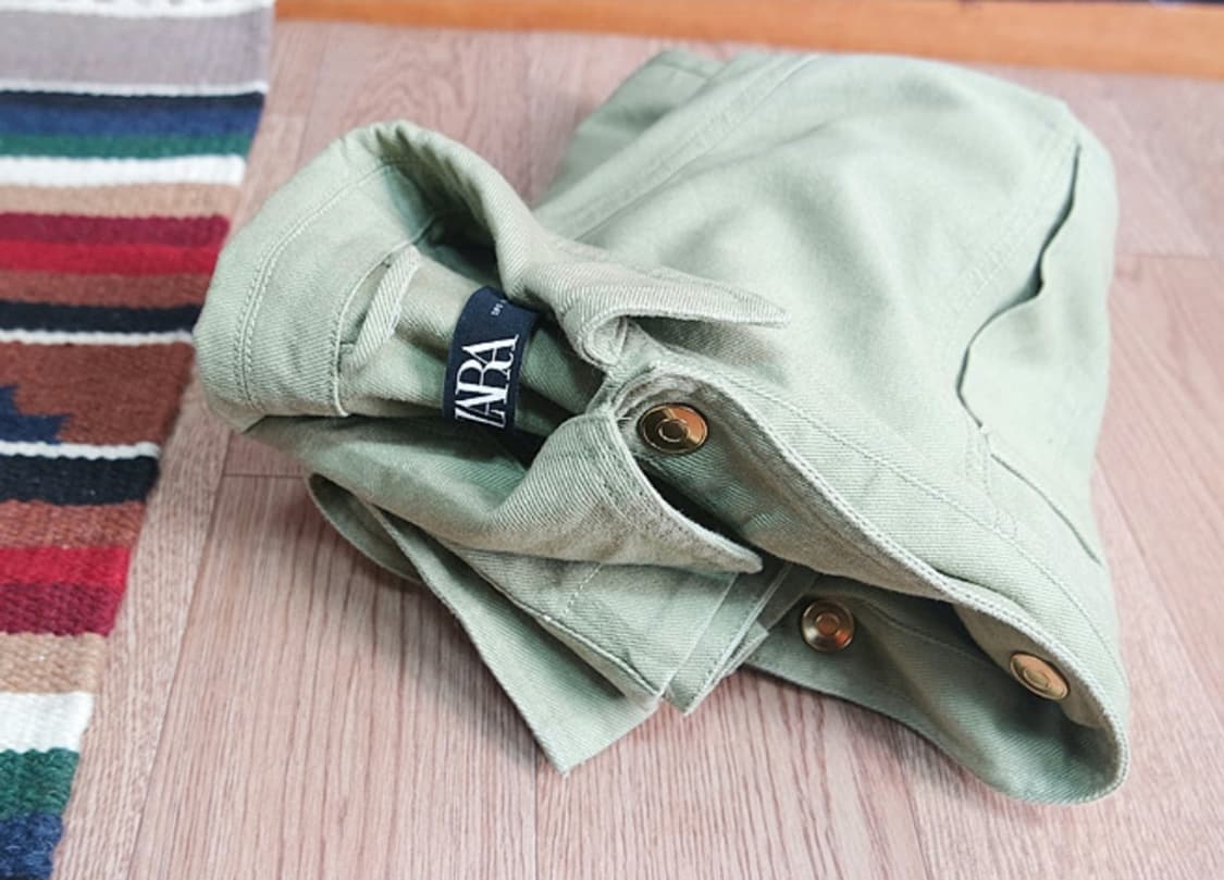 ZARA 오버핏 데님 자켓 상품이미지1
