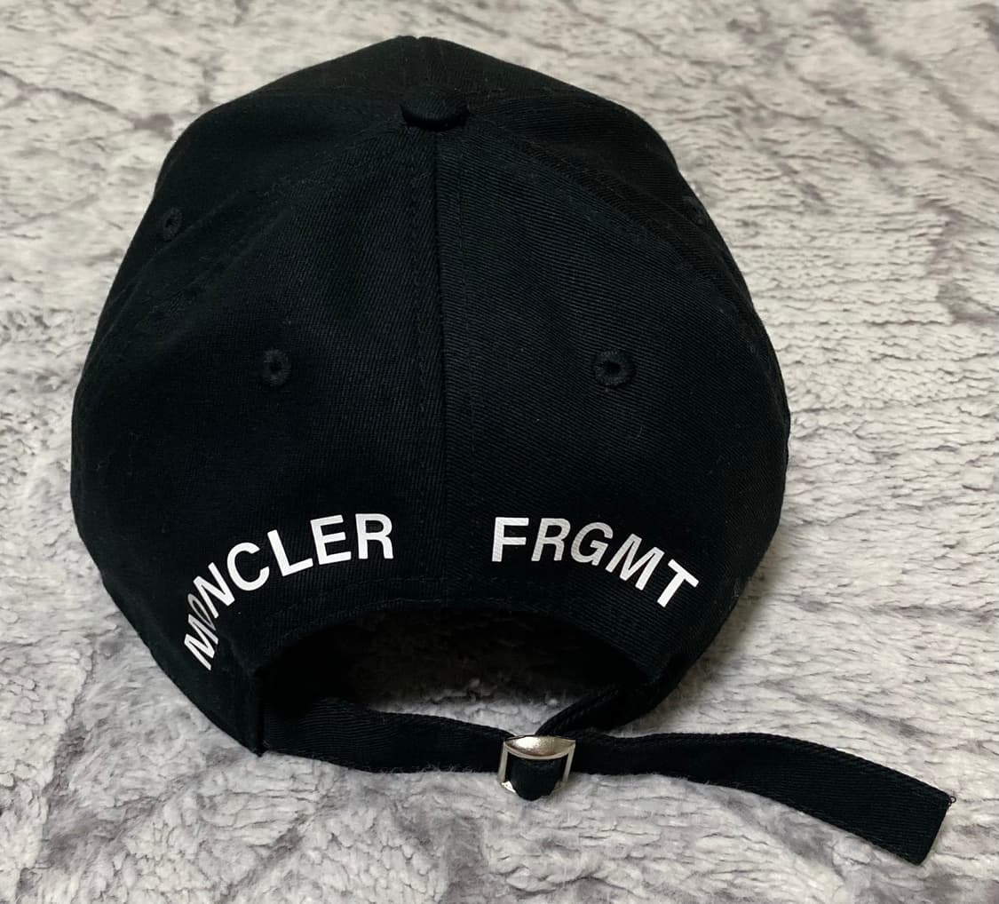 [OS] 몽클레어 X 프라그먼트 캡 블랙 상품이미지3