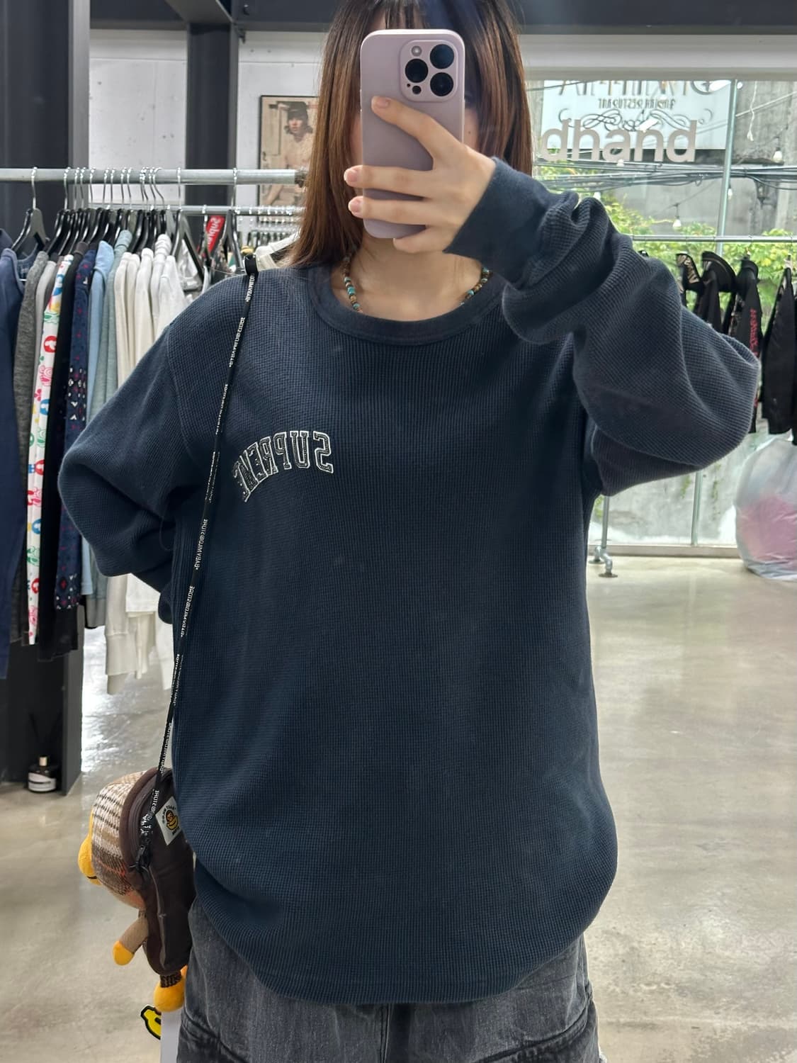 슈프림 17fw 와플 스웨터 긴팔티셔츠 상품이미지3