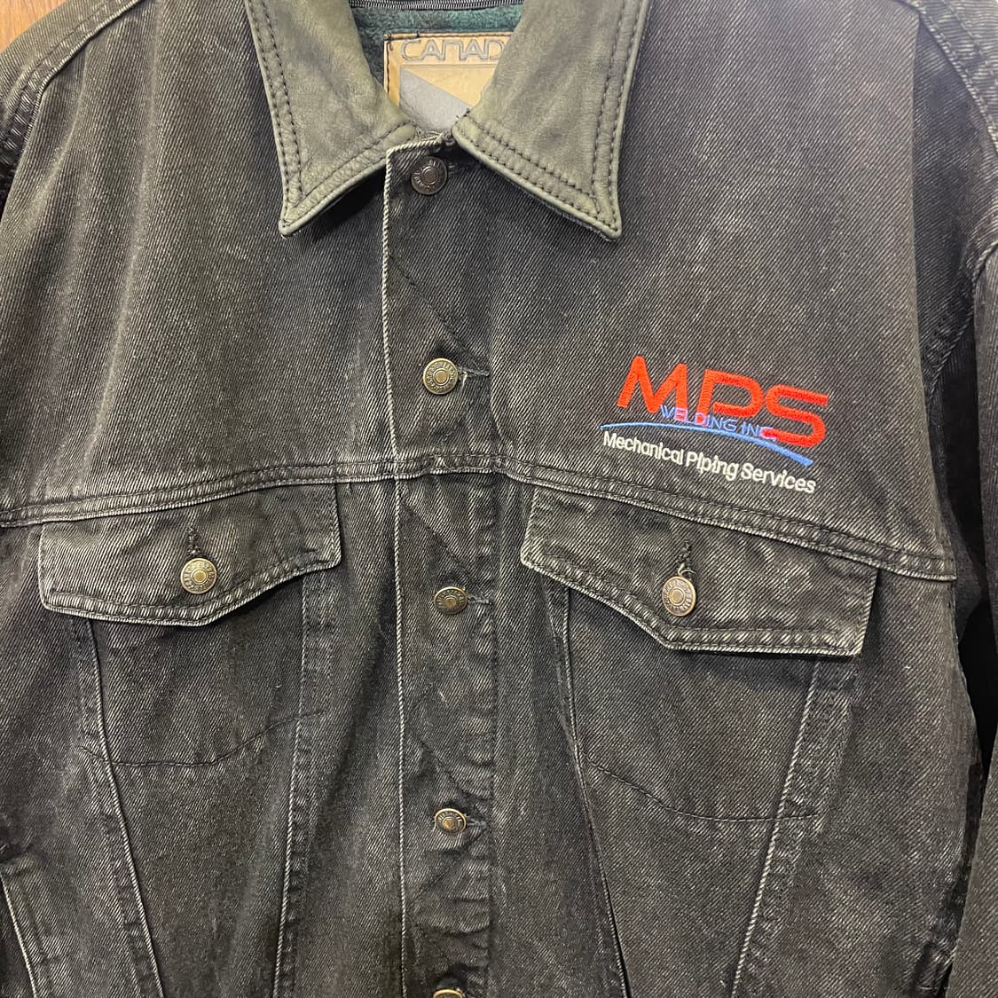 90's CANADA denim work jacket 상품이미지2